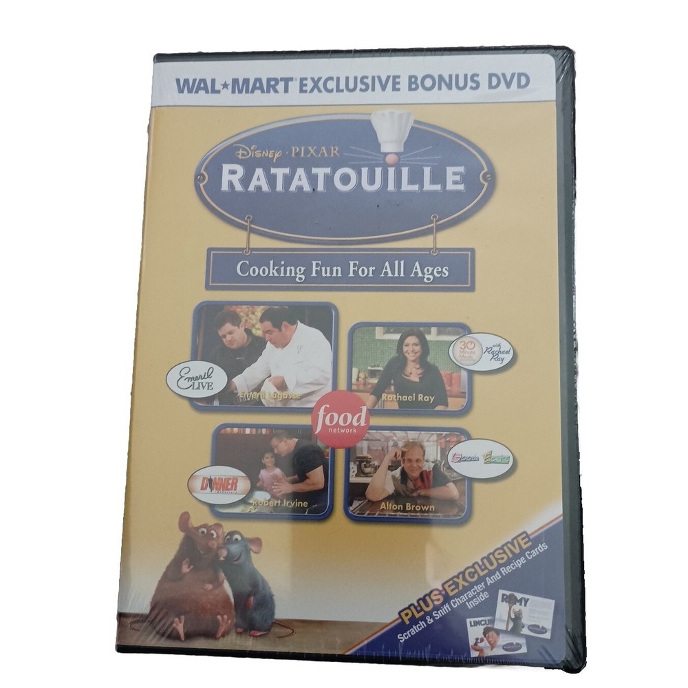 Disney Pixar Ratatouille: Cooking Fun For All Ages (DVD: 2007) Walmart Exclusive